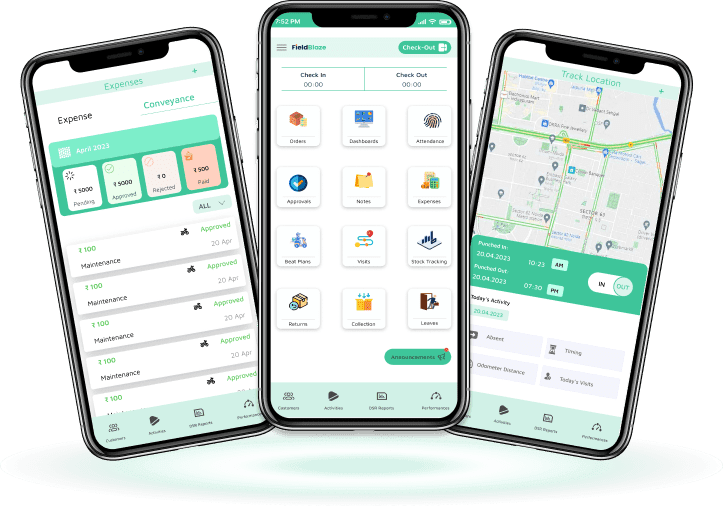 FieldBlaze dashboard