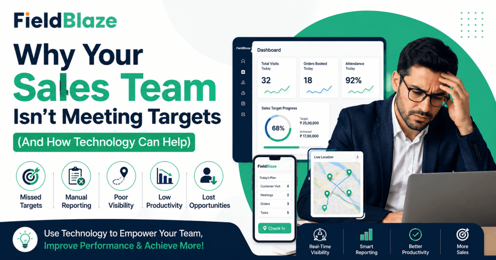 Why Your Sales Team Isn’t Meeting Targets (And How Technology Can Help)